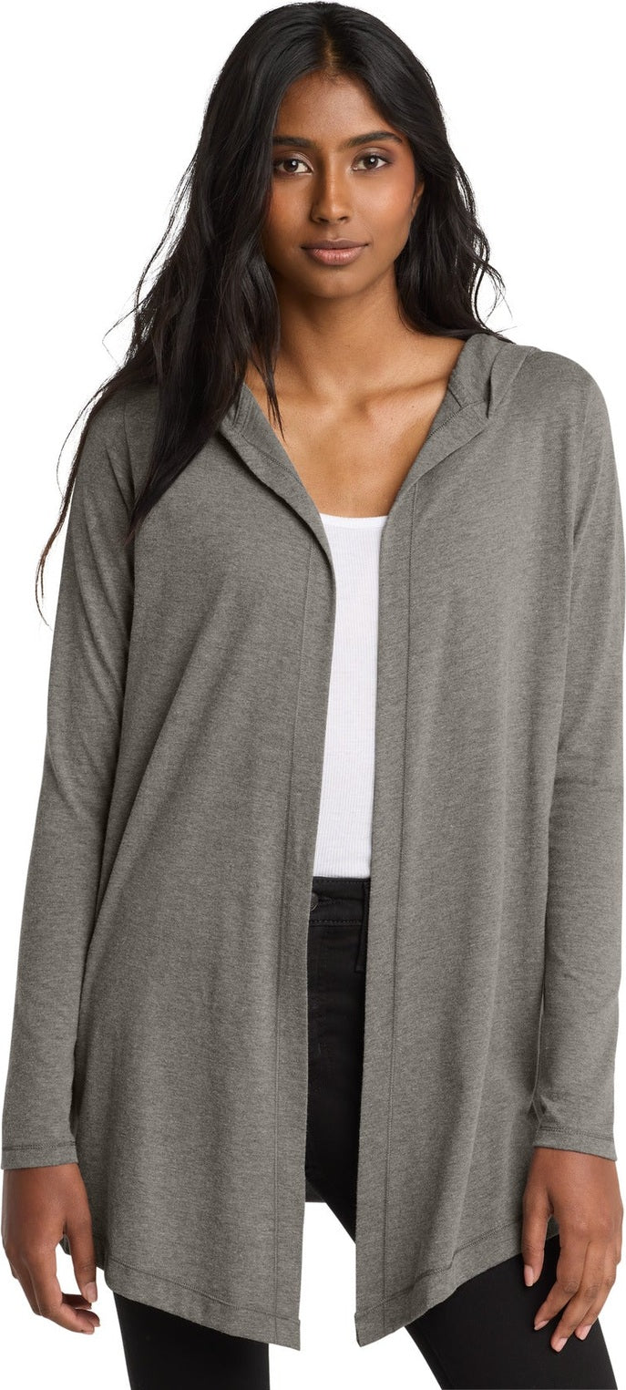 Grey Frost District Women's Perfect Tri Hooded Cardigan. DT156