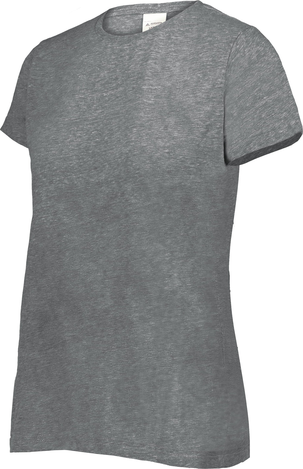 GREY HEATHER LDS ALL-DAY C/B TRI BLND TEE