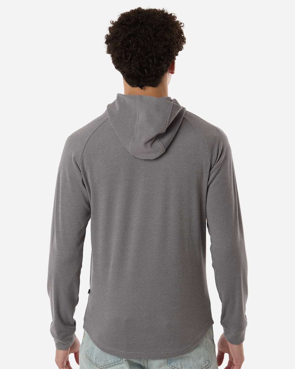 Grey/ Heather Men's Glasgow Hooded Sweatshirt - SWGH600 plain