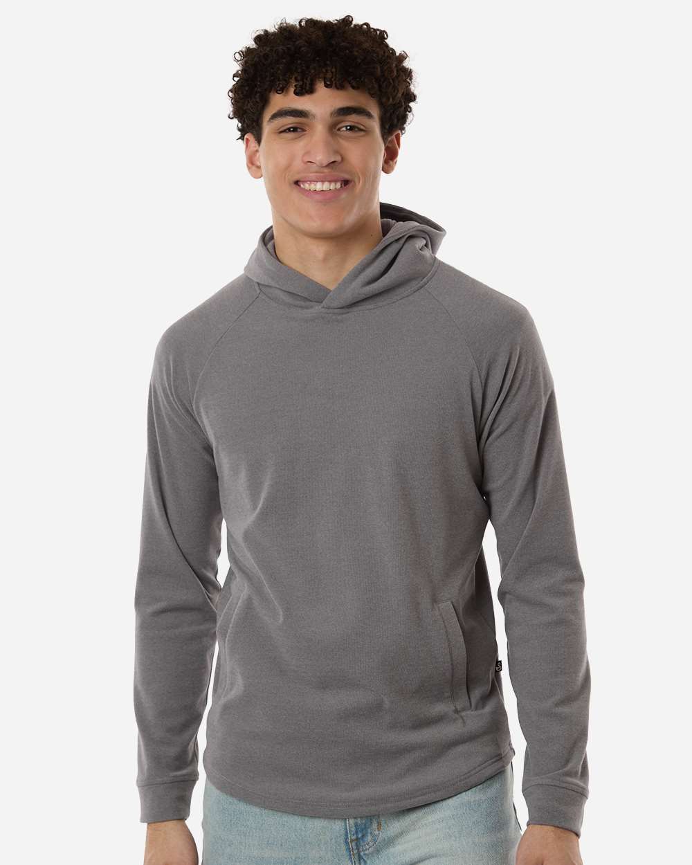 Grey/ Heather Men's Glasgow Hooded Sweatshirt - SWGH600