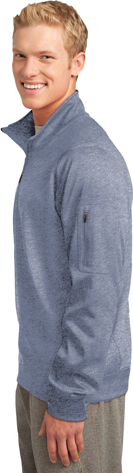 Grey Heather Sport-Tek Tech Fleece 1/4-Zip Pullover. F247