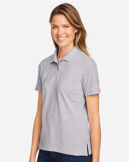 Grey Heather Women&#39;s Cotton Polo - M200W