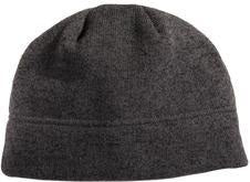 Grey Hthr/Blk Port Authority Heathered Knit Beanie. C917