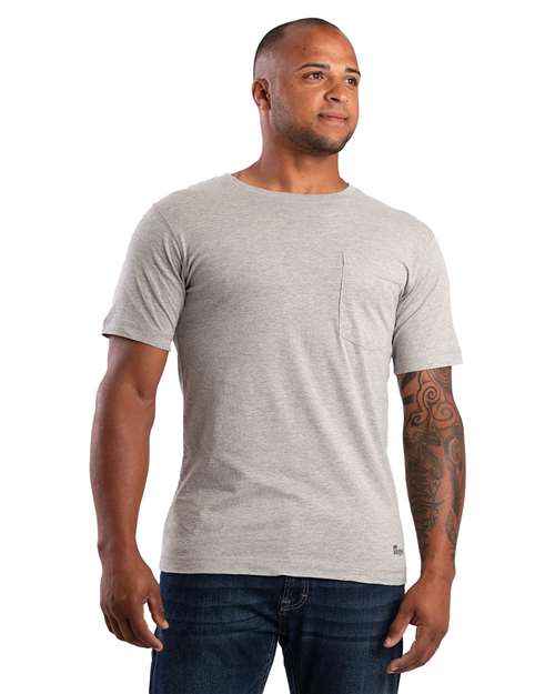 Grey Lightweight Performance T-Shirt - BSM76