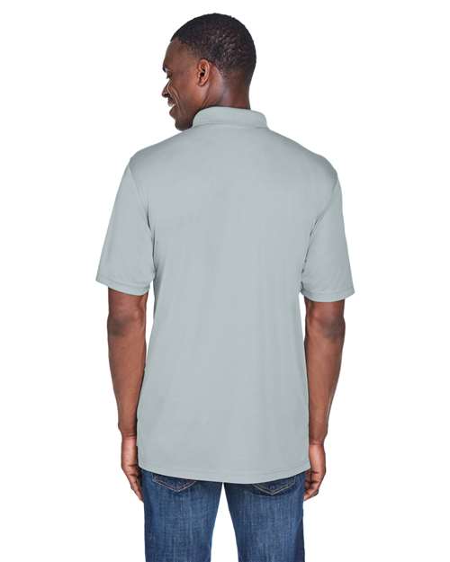 Grey Men&#39;s Cool &amp; Dry Sport Performance Interlock Polo - 8425