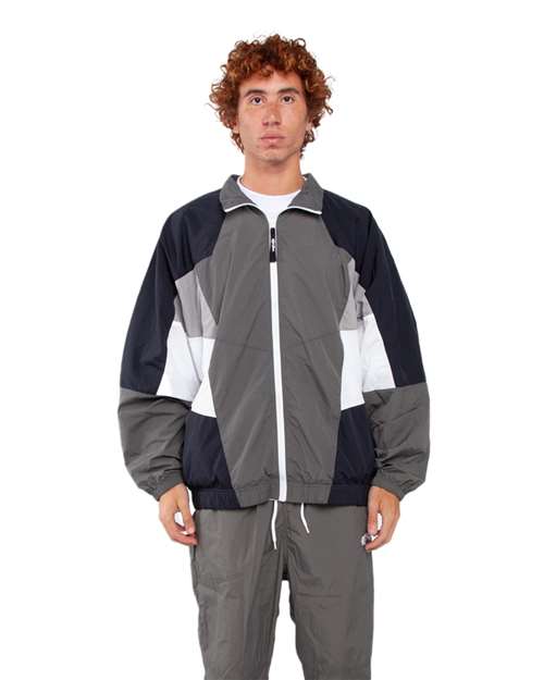 Grey Nylon Track Jacket - SHNTJ