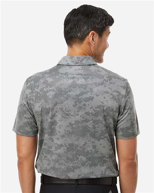 Grey Three Camo Polo - A550