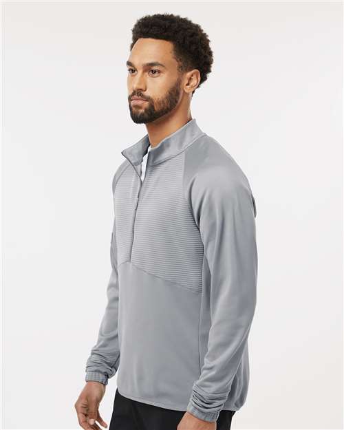 Grey Three Quarter-Zip Pullover - A587