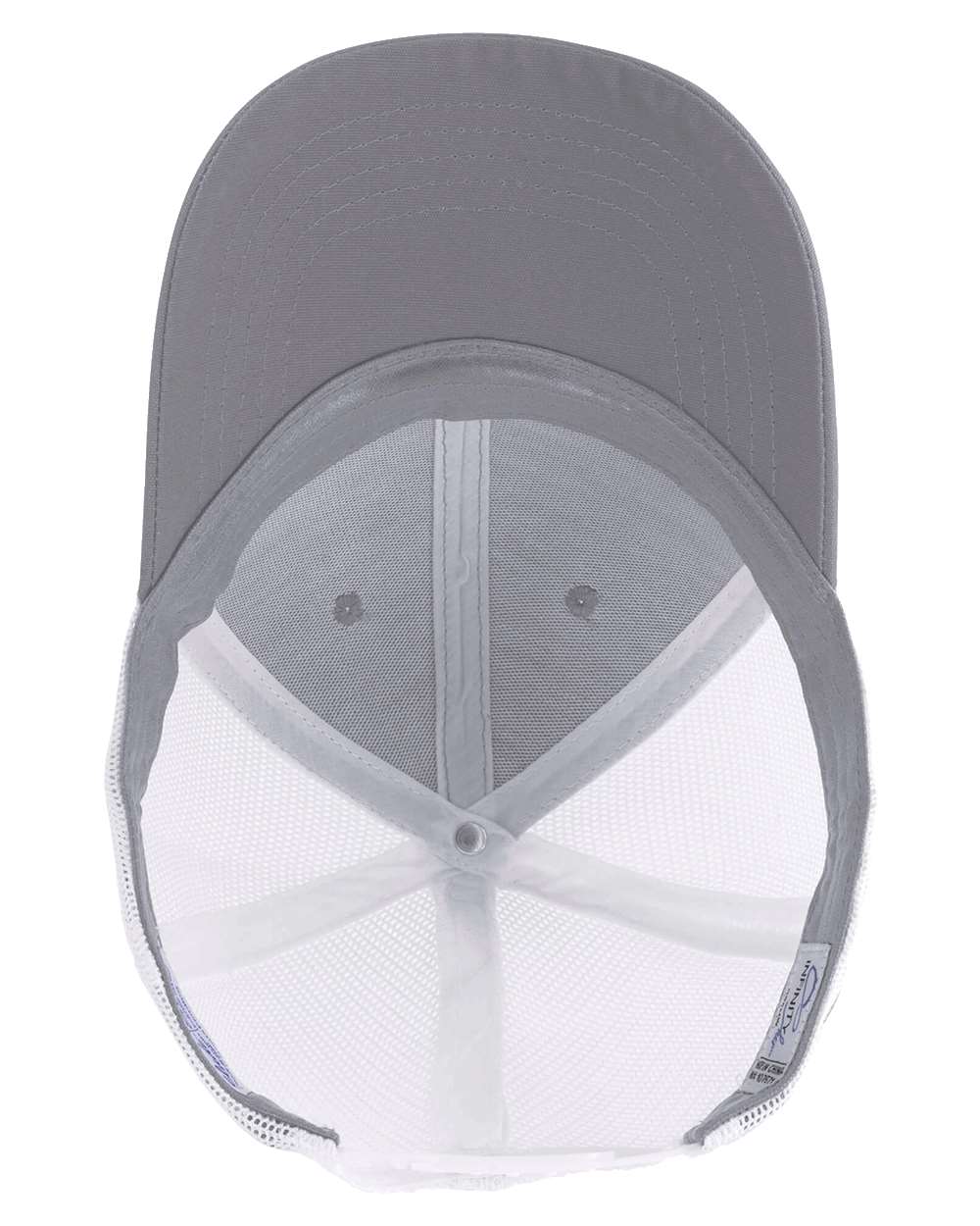 Grey/ White Women's Modern Trucker Cap - CHARLIE