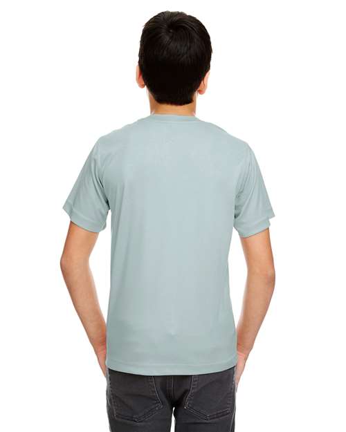 Grey Youth Cool &amp; Dry Sport Performance Interlock T-shirt - 8420Y
