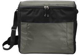 Grey/Black Port Authority 24-Can Cube Cooler. BG514