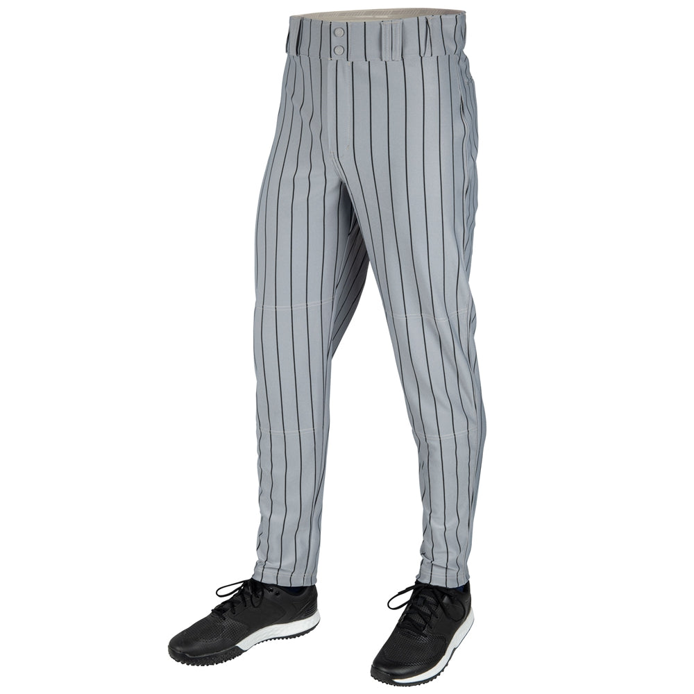 GREY,BLACK Triple Crown 2.0 Tapered Pinstripe Pant