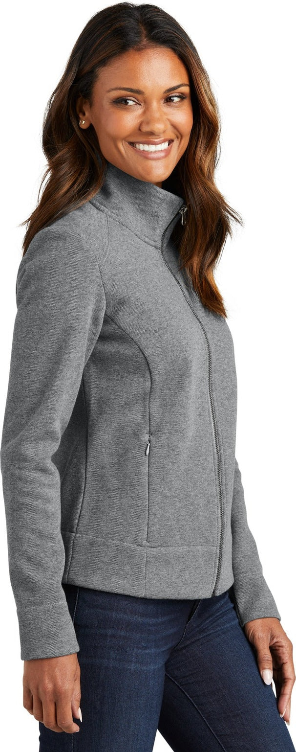 GreyHthr Port Authority Women's Network Fleece Jacket L422