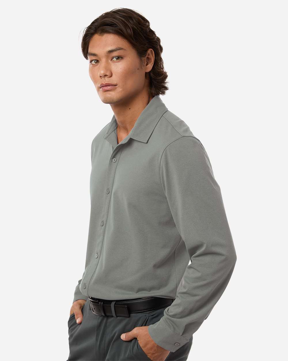Greystone Men's Pro-Flex Sorona® Button Down Shirt - 41SPLS