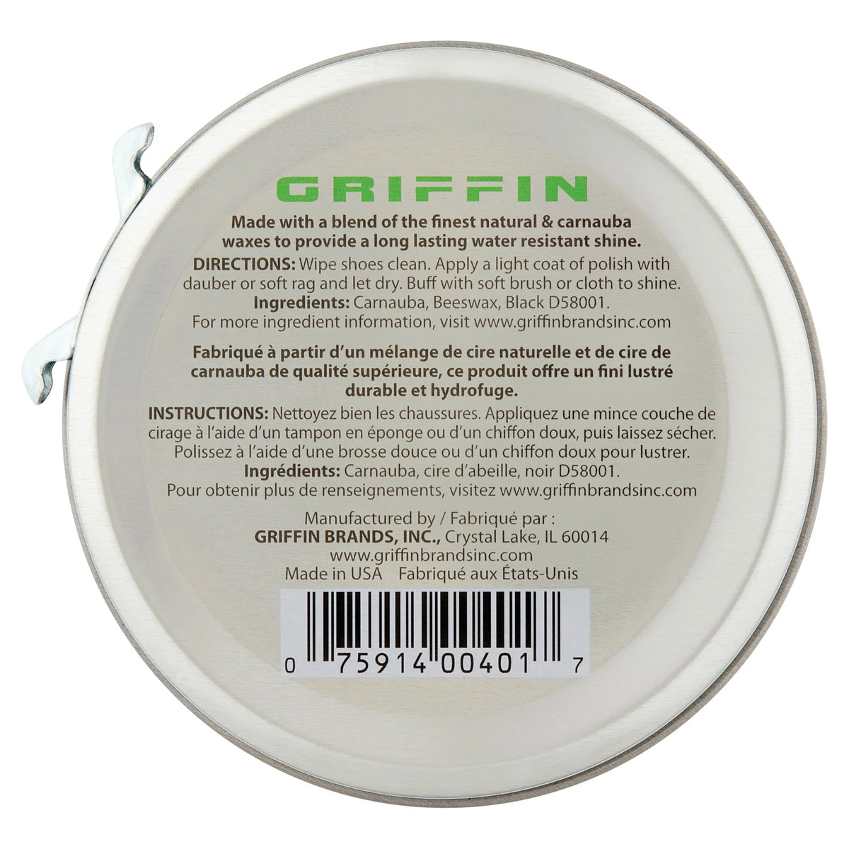 Griffin Shoe Polish – 1.125 Oz.