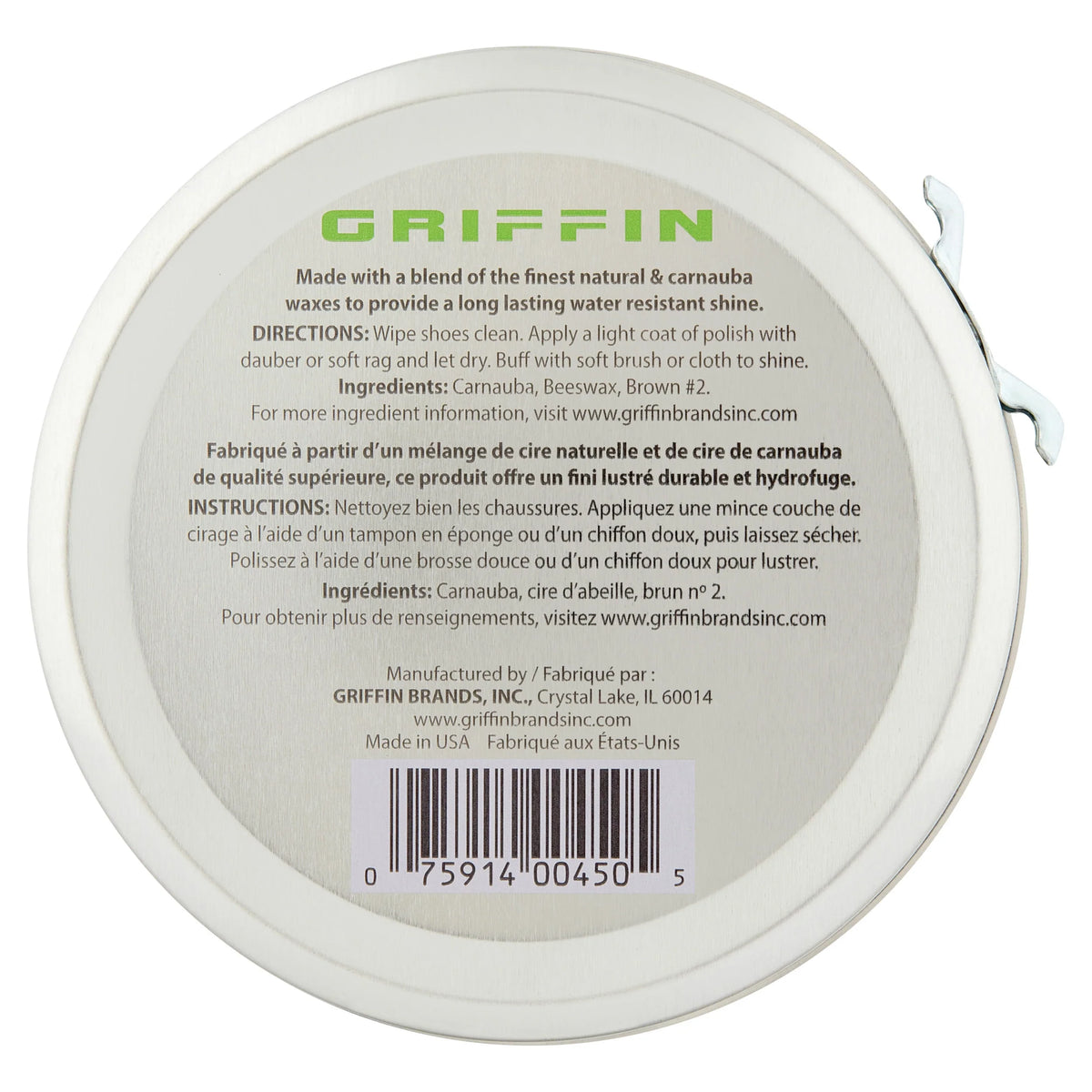 Griffin Shoe Polish – 3 Oz.
