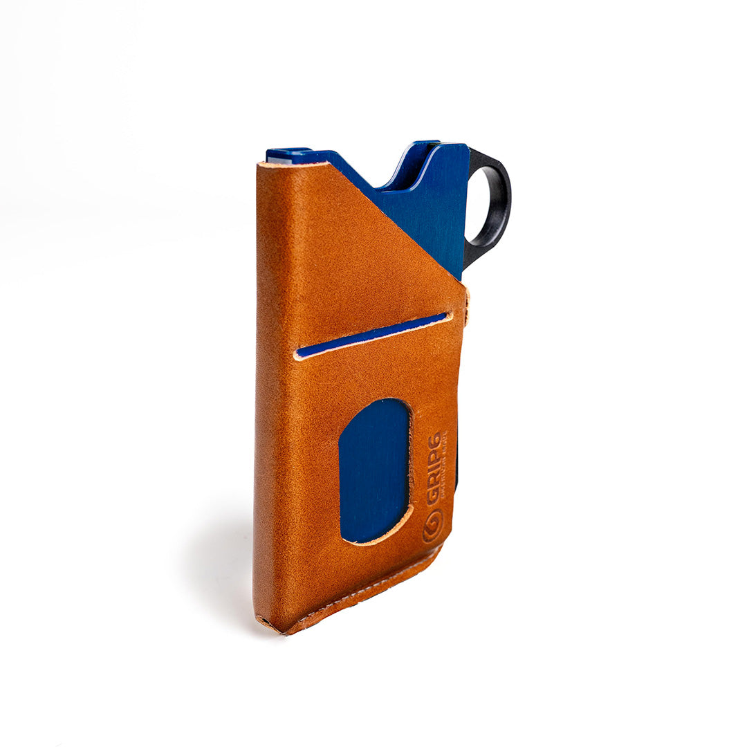 Grip6 Wallet Builder - Deep Blue $99 / Loop / Brown Leather $29.99