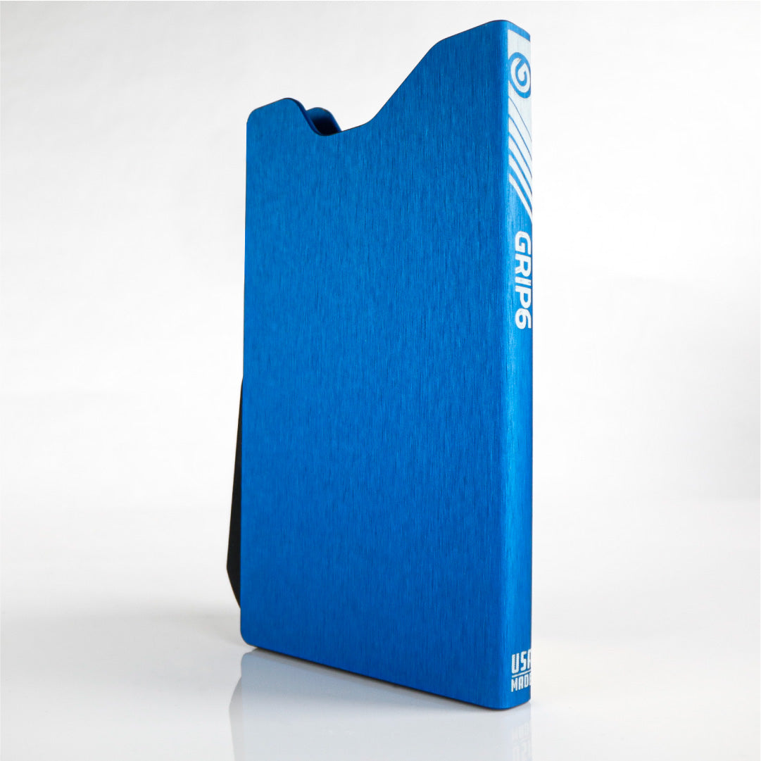 Grip6 Wallet Builder - Deep Blue $99 / no Loop / None