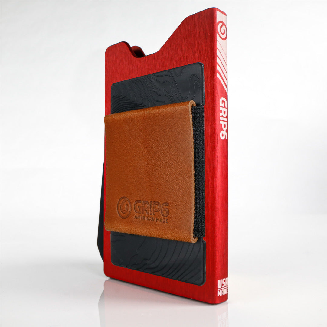 Grip6 Wallet Builder - Ember $99 / no Loop / Brown Money Band $19.99