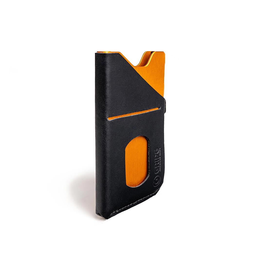 Grip6 Wallet Builder - Foxtail $99 / no Loop / Black Leather $29.99