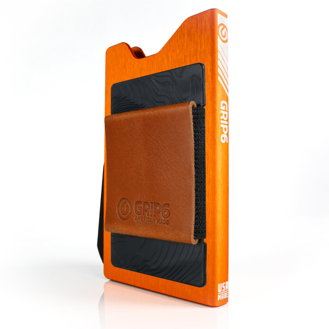 Grip6 Wallet Builder - Foxtail $99 / no Loop / Brown Money Band $19.99