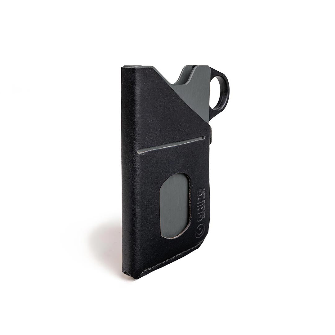 Grip6 Wallet Builder - Gunmetal $99 / Loop / Black Leather $29.99