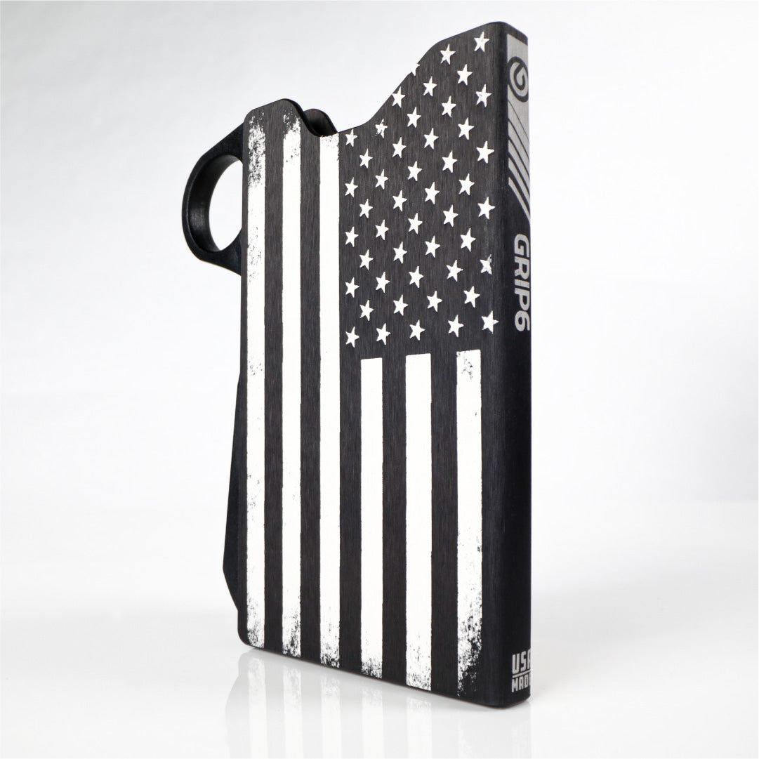 Grip6 Wallet Builder - Usa Black Flag $119 / Loop / None