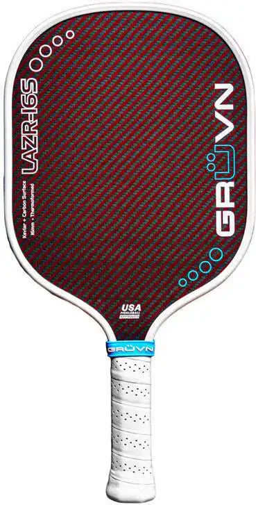 Gruvn Lazr-16s Pickleball Paddle - Dark Red