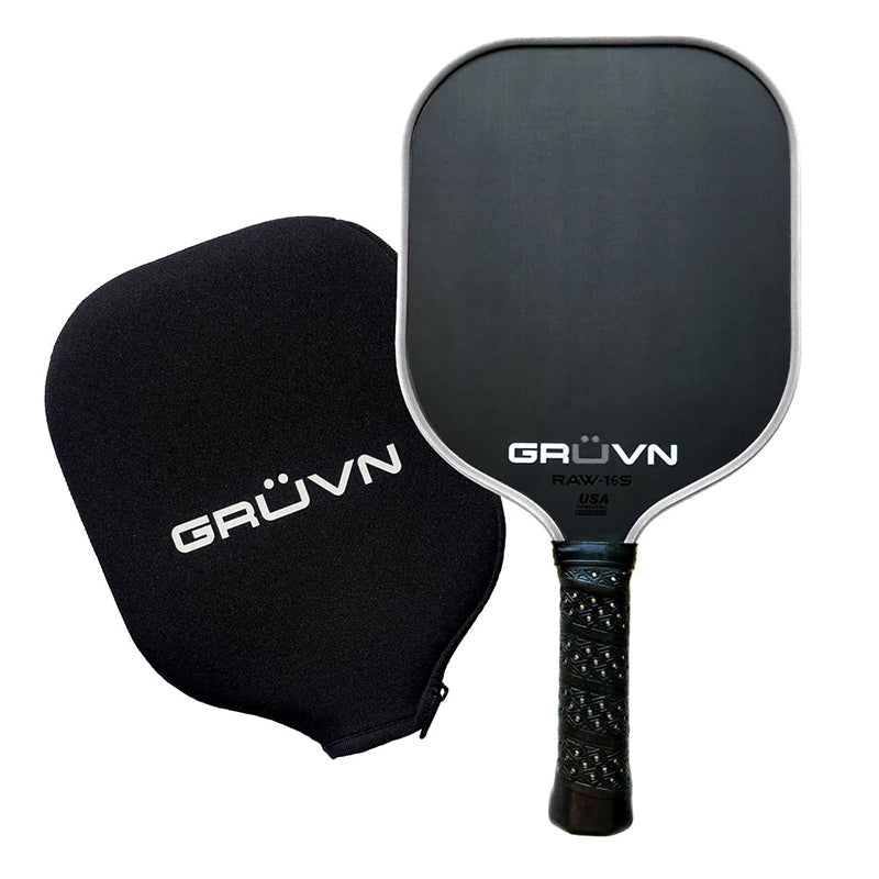 Gruvn Raw-16s Carbon Fiber Pickleball Paddle (white) - Wht / Os