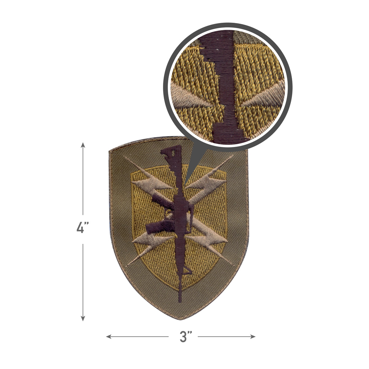Gun Shield Morale Patch