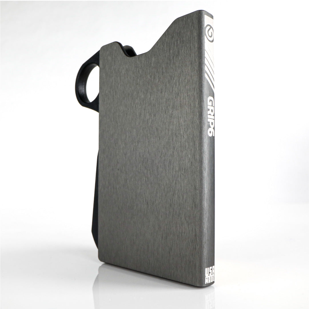 Gunmetal Grip6 Wallet - Loop / None