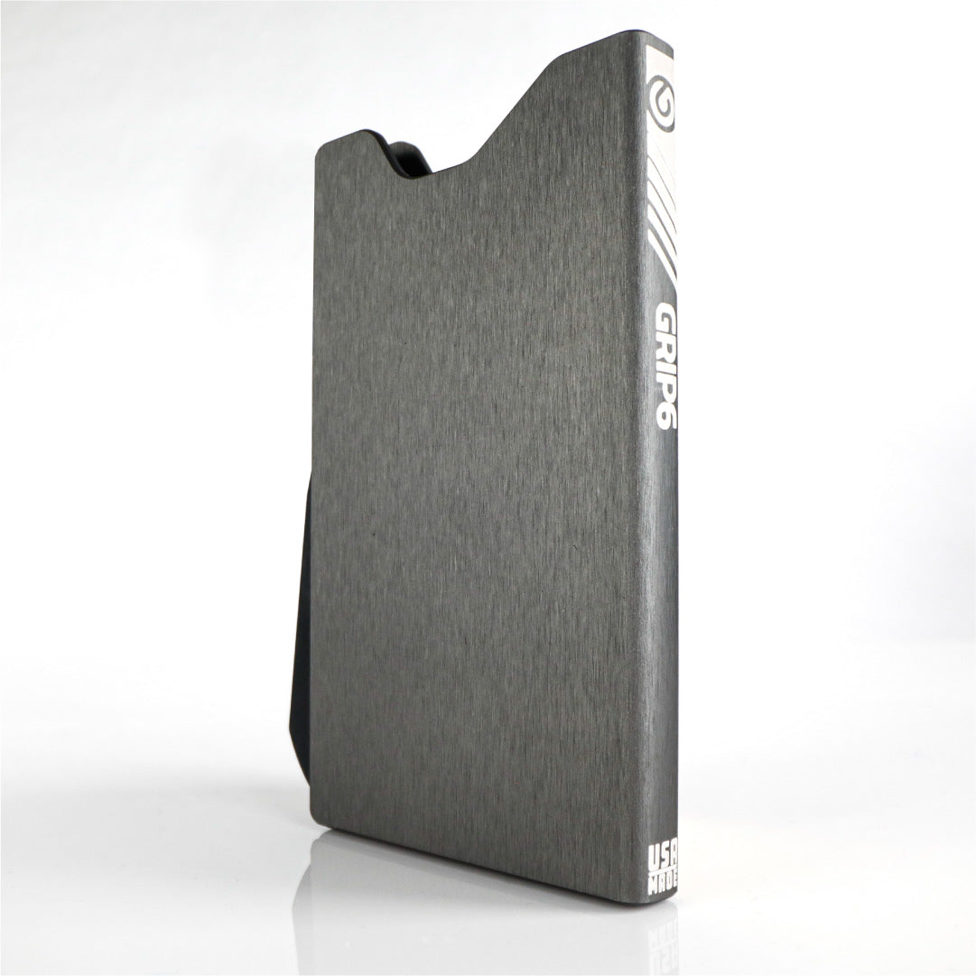 Gunmetal Grip6 Wallet - no Loop / None