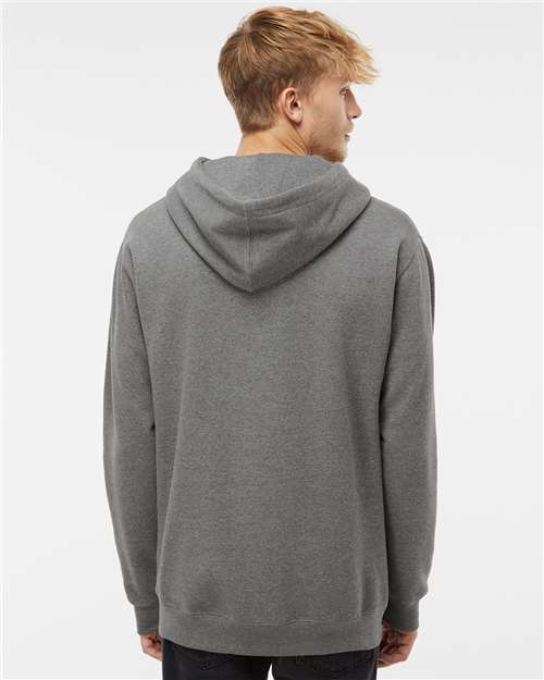 Gunmetal Heather Heavyweight Hooded Sweatshirt - IND4000