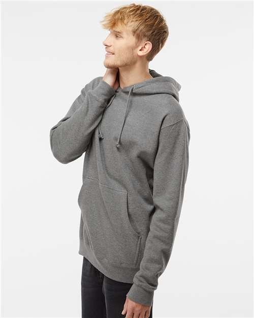 Gunmetal Heather Heavyweight Hooded Sweatshirt - IND4000