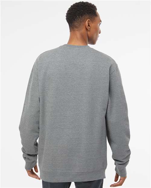 Gunmetal Heather Midweight Crewneck Sweatshirt - SS3000