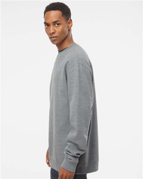 Gunmetal Heather Midweight Crewneck Sweatshirt - SS3000