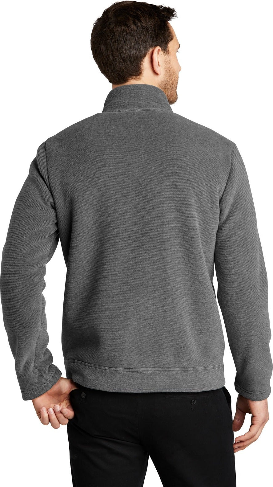 Gust Gy/Str Gy Port Authority Ultra Warm Brushed Fleece Jacket. F211