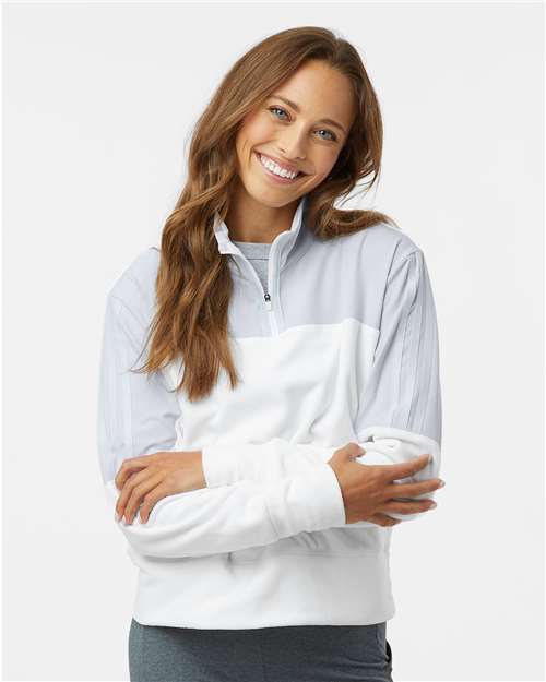 Halo Blue Women&#39;s Fleece Quarter-Zip Pullover - A601