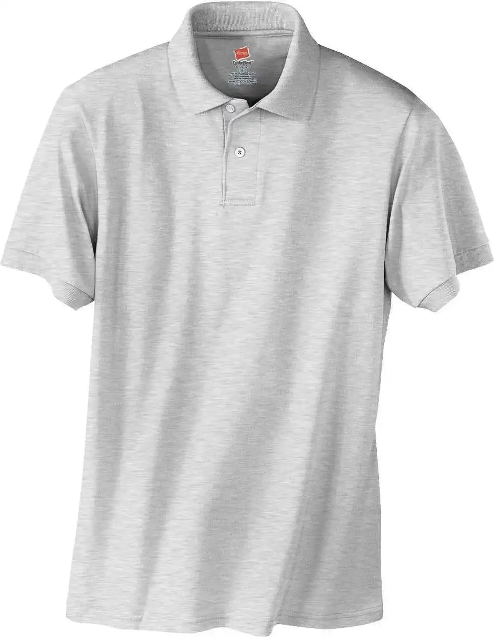 Hanes 054x Ecosmart 5.2 Ounce Jersey Knit Sport Shirt Ash