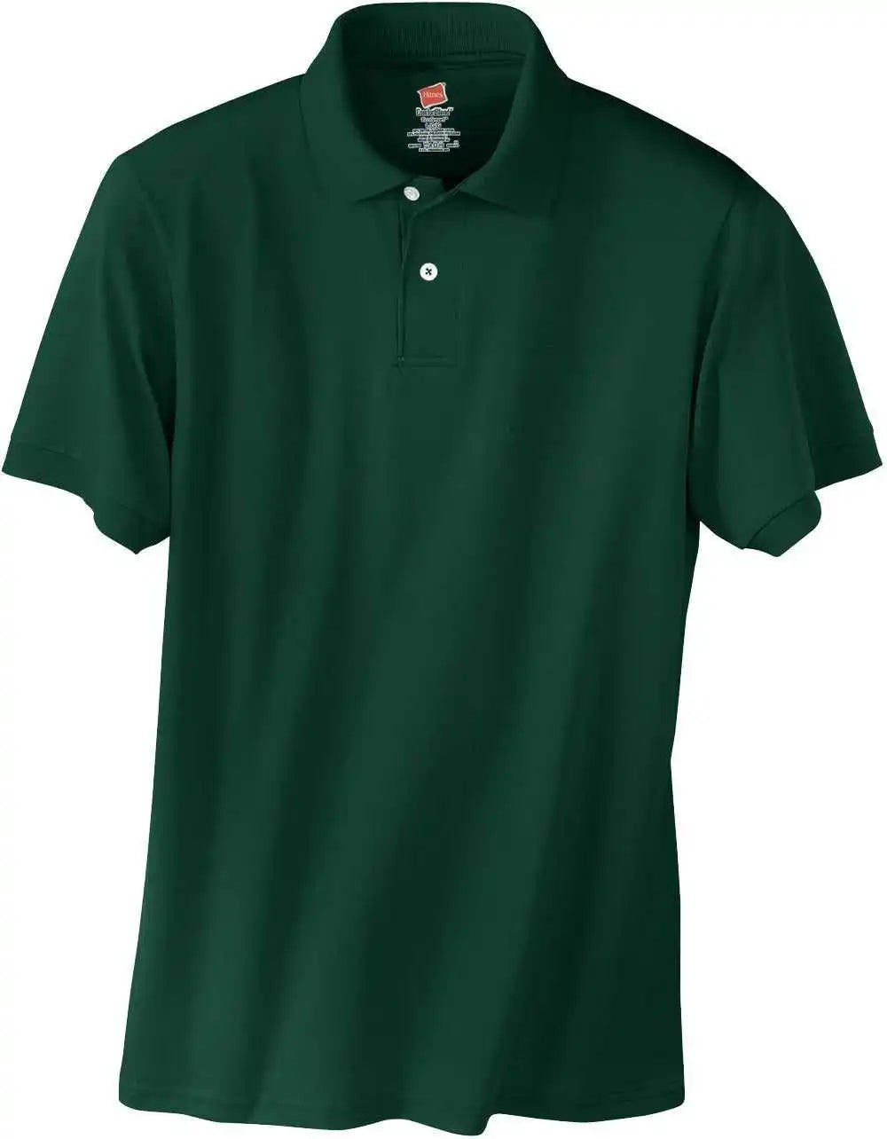 Hanes 054x Ecosmart 5.2 Ounce Jersey Knit Sport Shirt Deep Forest