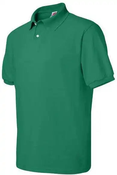 Hanes 054x Ecosmart Jersey Polo - Kelly