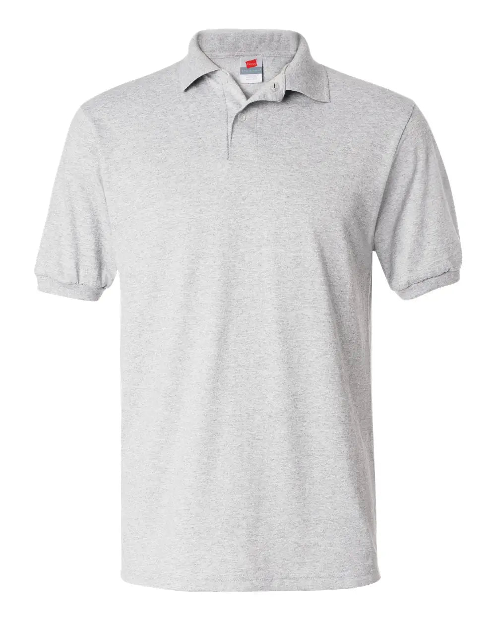 Hanes 054x Ecosmart® Jersey Polo - Ash - Light Gray / s