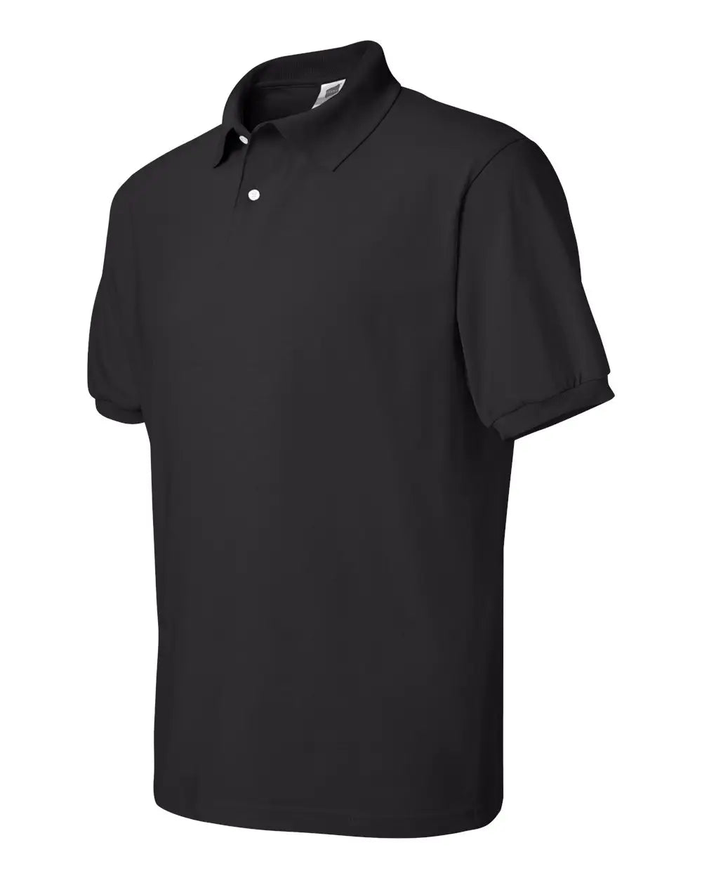 Hanes 054x Ecosmart® Jersey Polo - Black - s