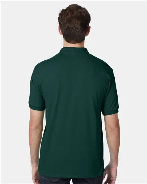Hanes 054x Ecosmart® Jersey Polo - Deep Forest