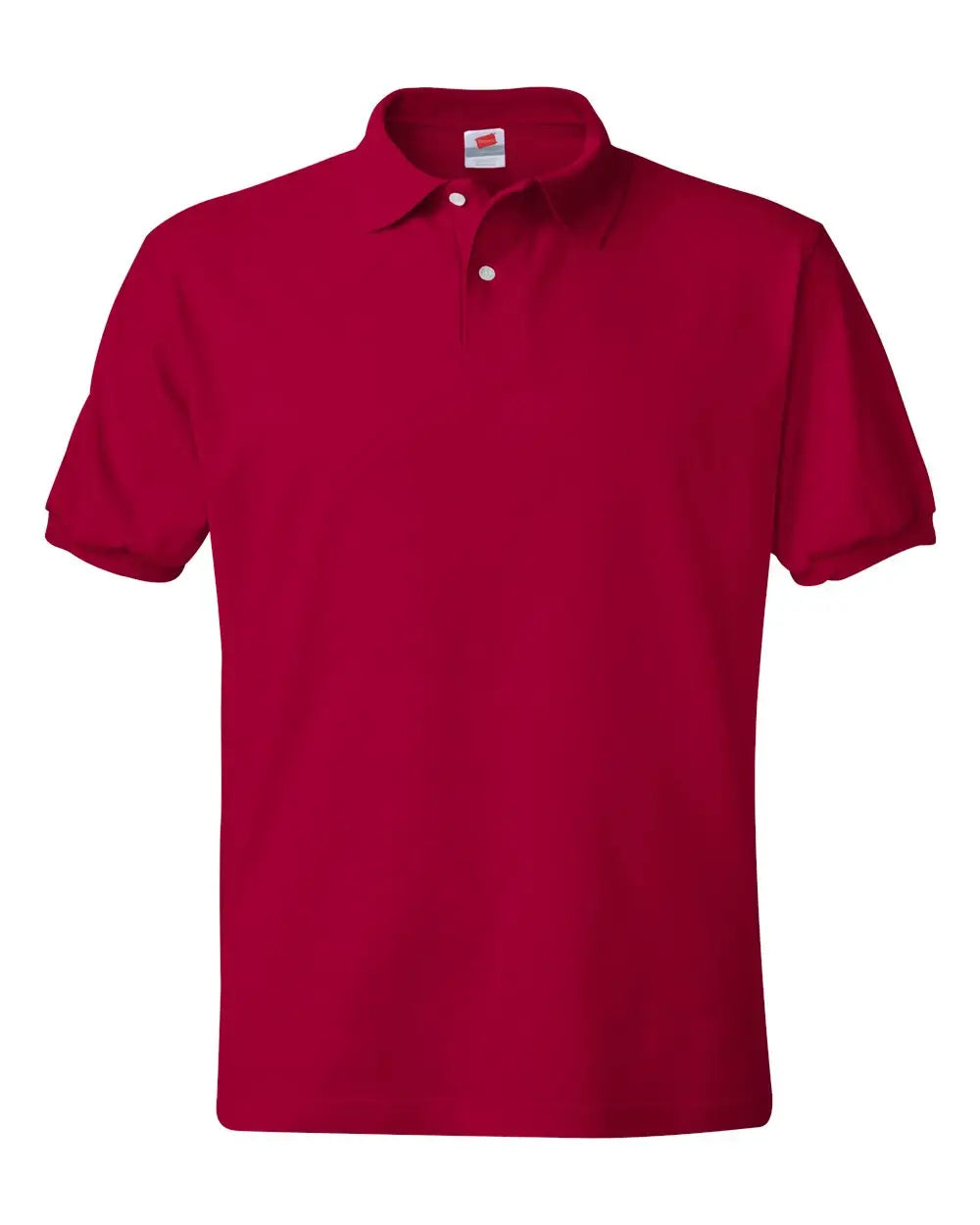 Hanes 054x Ecosmart® Jersey Polo - Deep Red - s