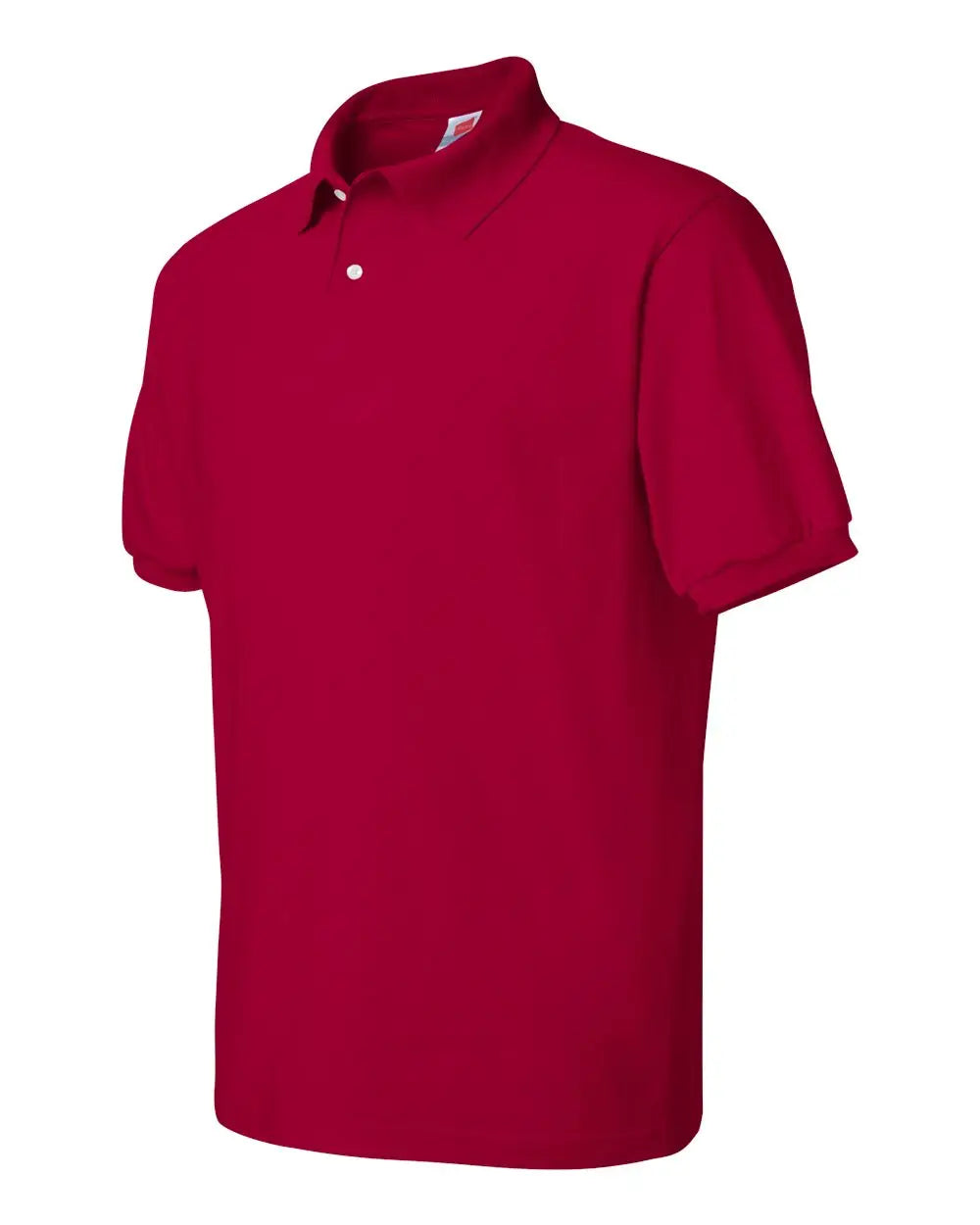 Hanes 054x Ecosmart® Jersey Polo - Deep Red - s