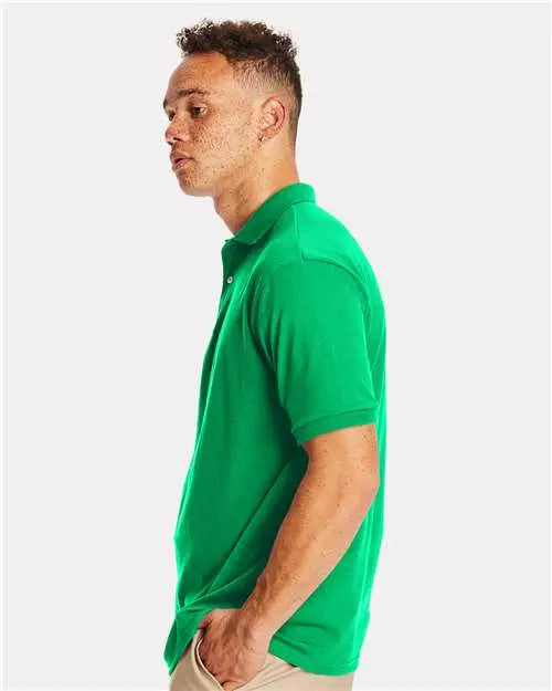 Hanes 054x Ecosmartâ Jersey Polo - Kelly