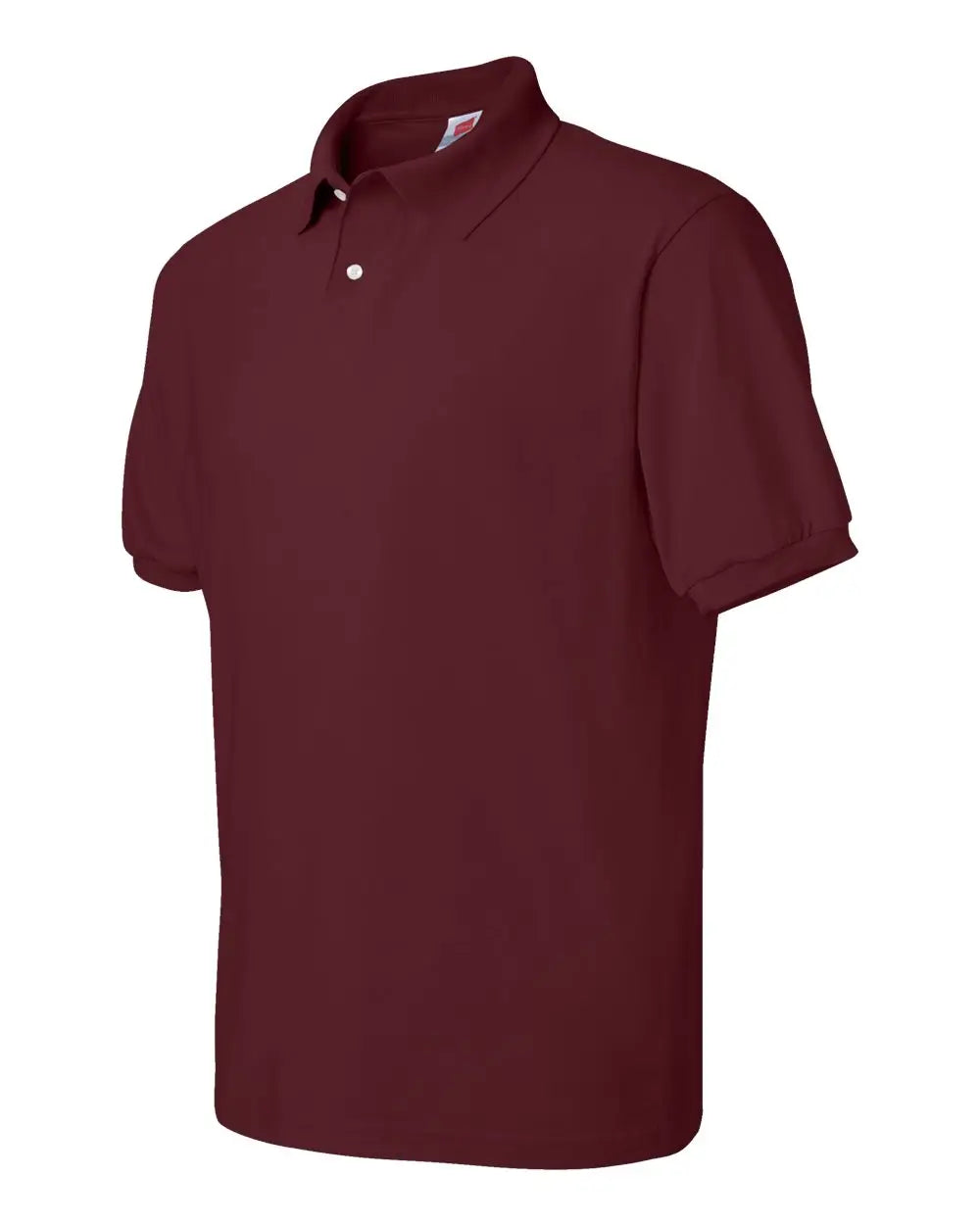 Hanes 054x Ecosmartâ Jersey Polo - Maroon