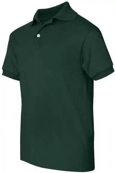 Hanes 054y Youth Ecosmart Jersey Polo - Deep Forest