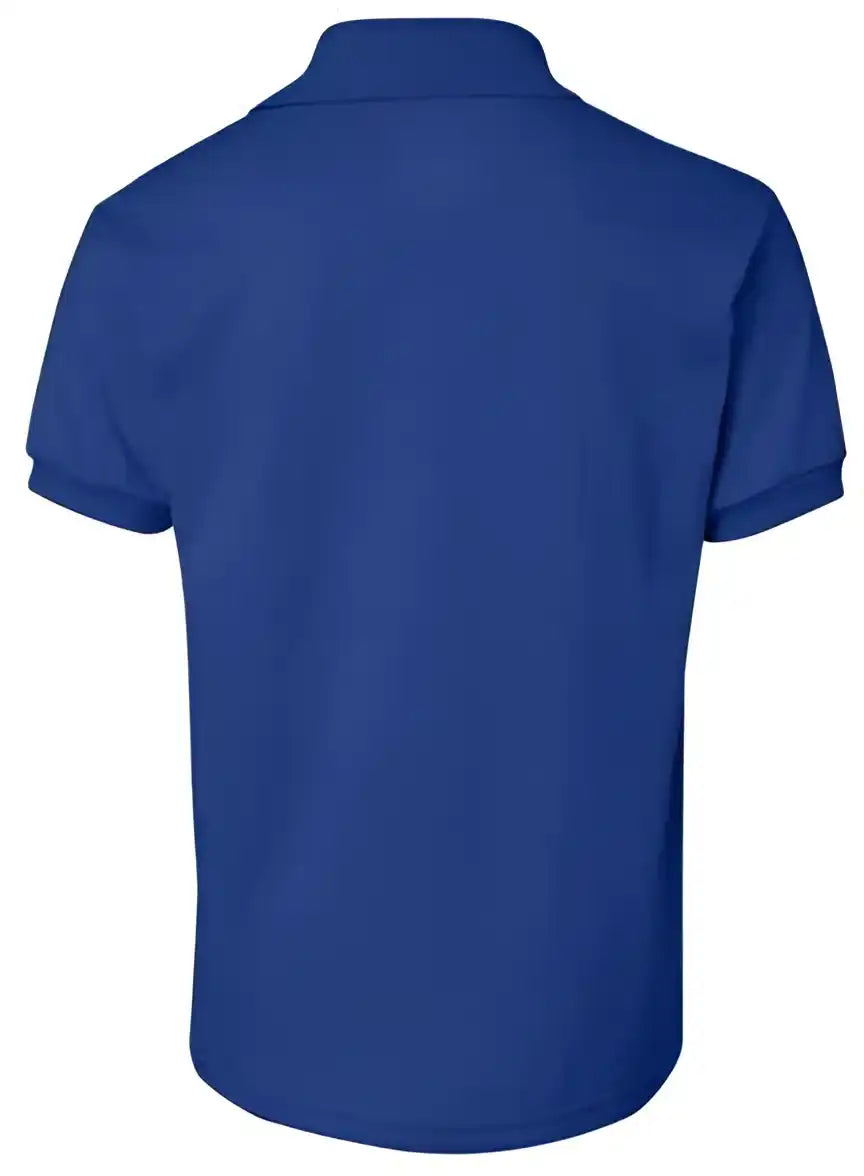 Hanes 054y Youth Ecosmart Jersey Polo Deep Royal